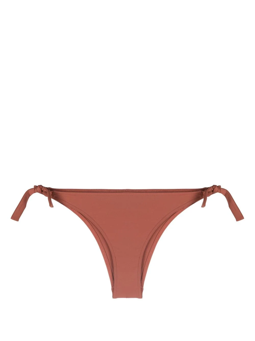 Eres Panache Elasticated High-cut Leg Low-rise Swimwear In Brown