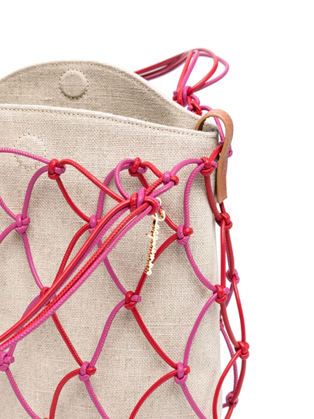 Woven Knot Bag Pink