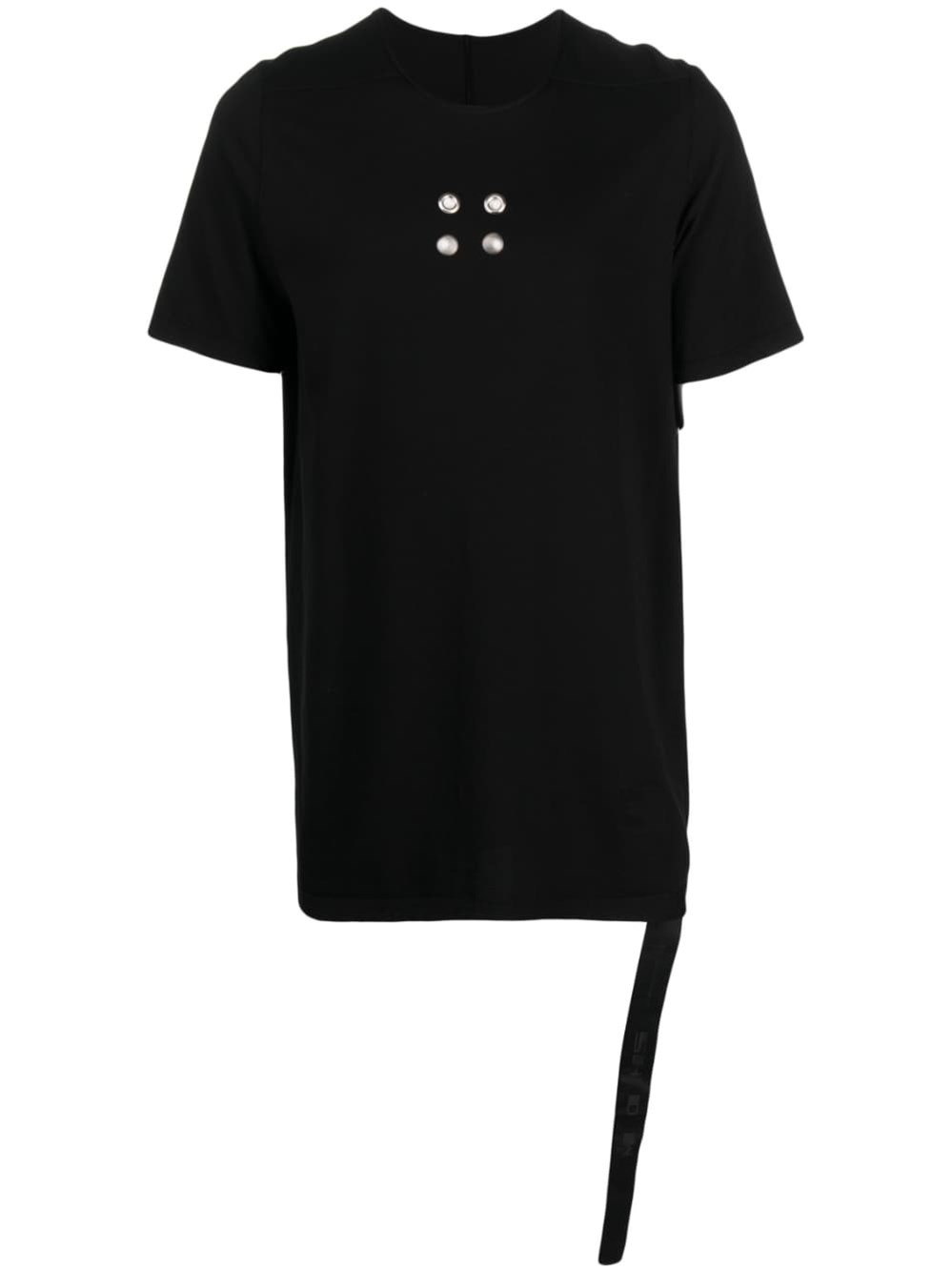 Rick Owens Drkshdw Stud-detail Cotton T-shirt In Black