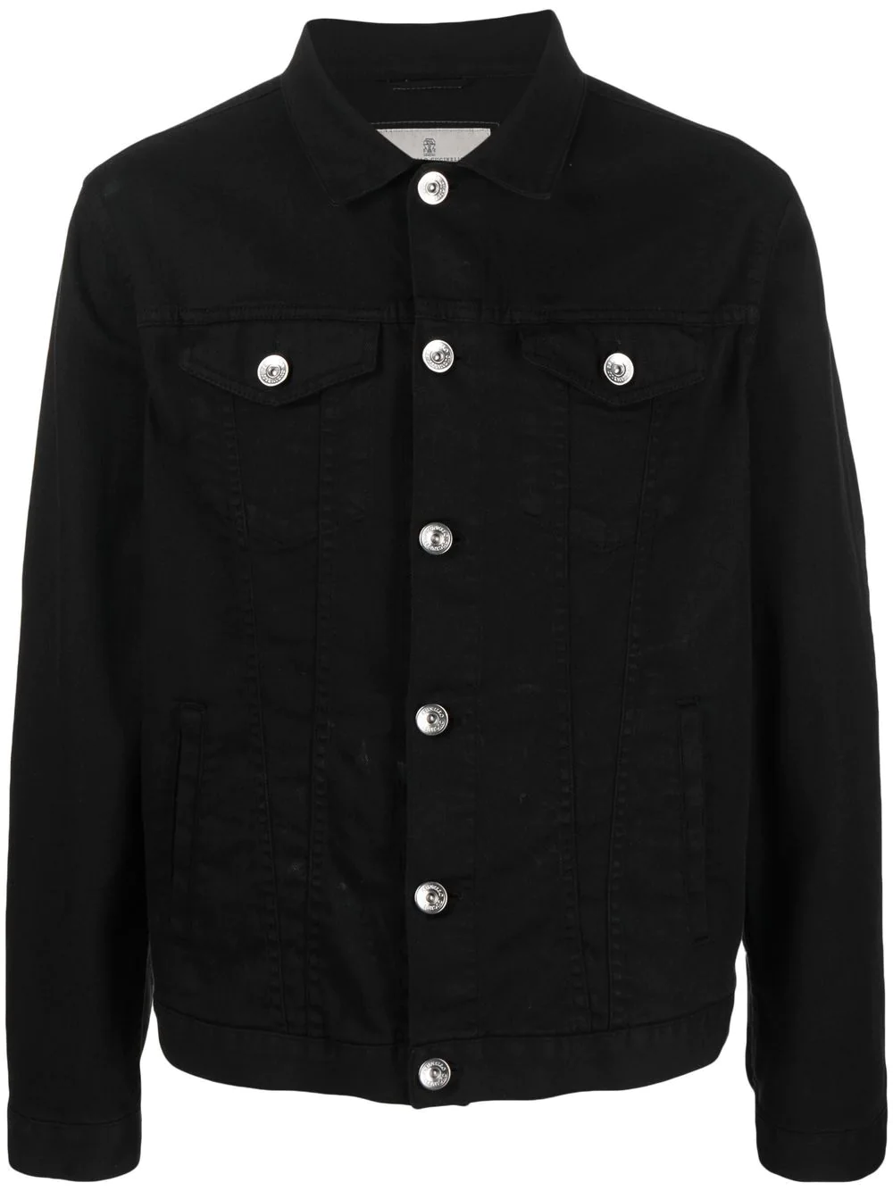 Brunello Cucinelli Man Jacket Black Size Xxl Leather In Black