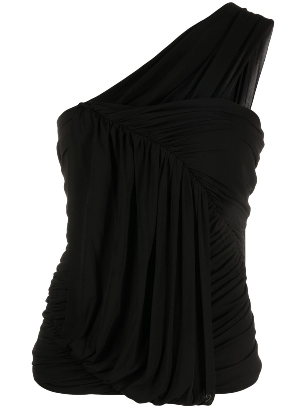 Rick Owens Edfu One-shoulder Minidress In Black