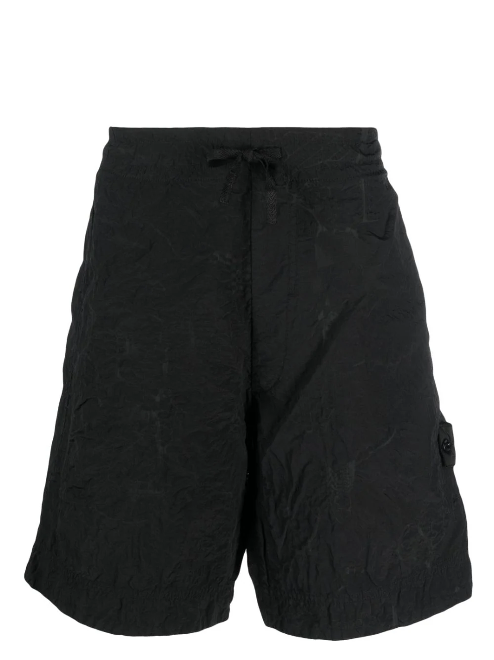 STONE ISLAND SHADOW PROJECT SWIMMING TRUNKS WITH DRAWSTRING AND COMPASS PATCH