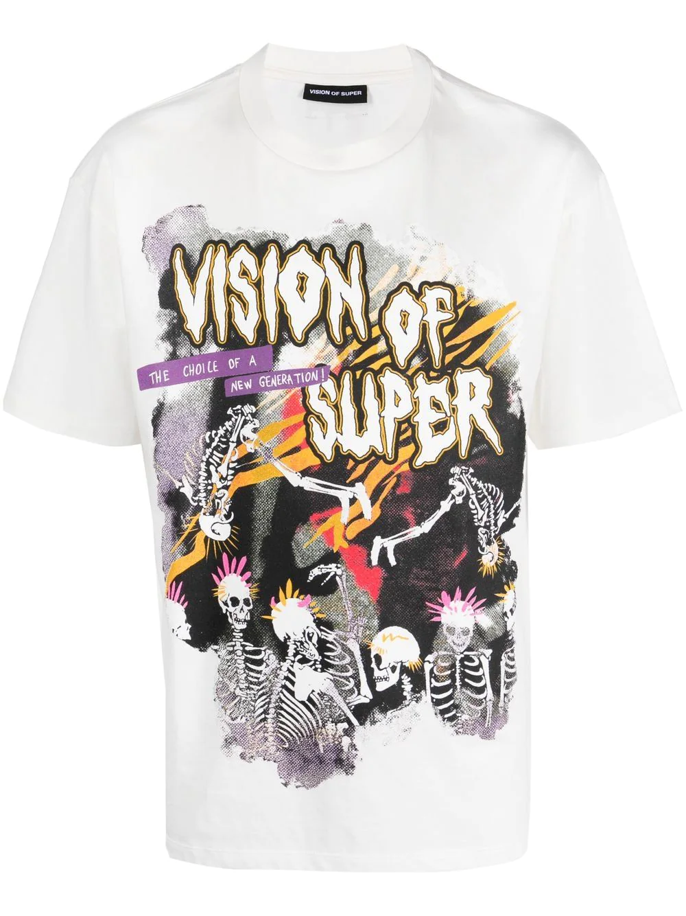 VISION OF SUPER T-SHIRT WITH GRAPHIC PRINT