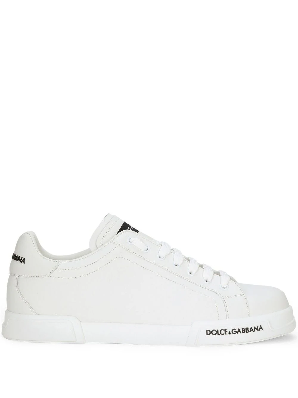 Shop Dolce & Gabbana Sneakers With Print In White