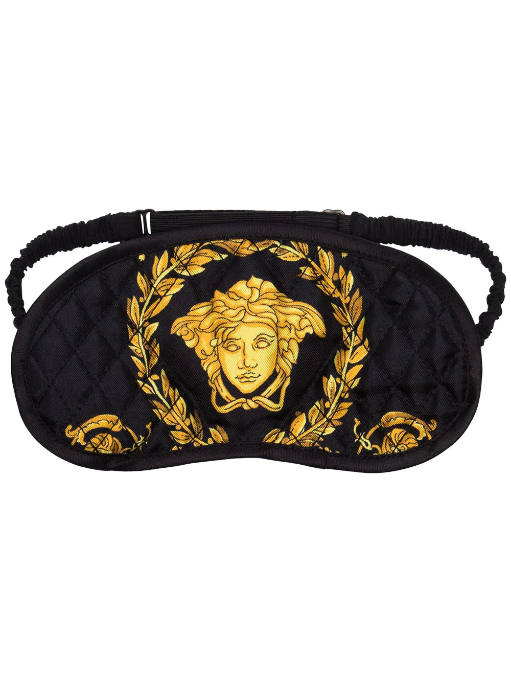 Shop Versace Baroque Mask With Print In Black
