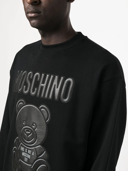 moschino Teddy Bear sweatshirt in organic cotton available on