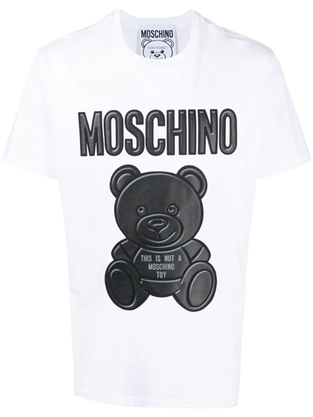 Moschino - White Cotton T-Shirt