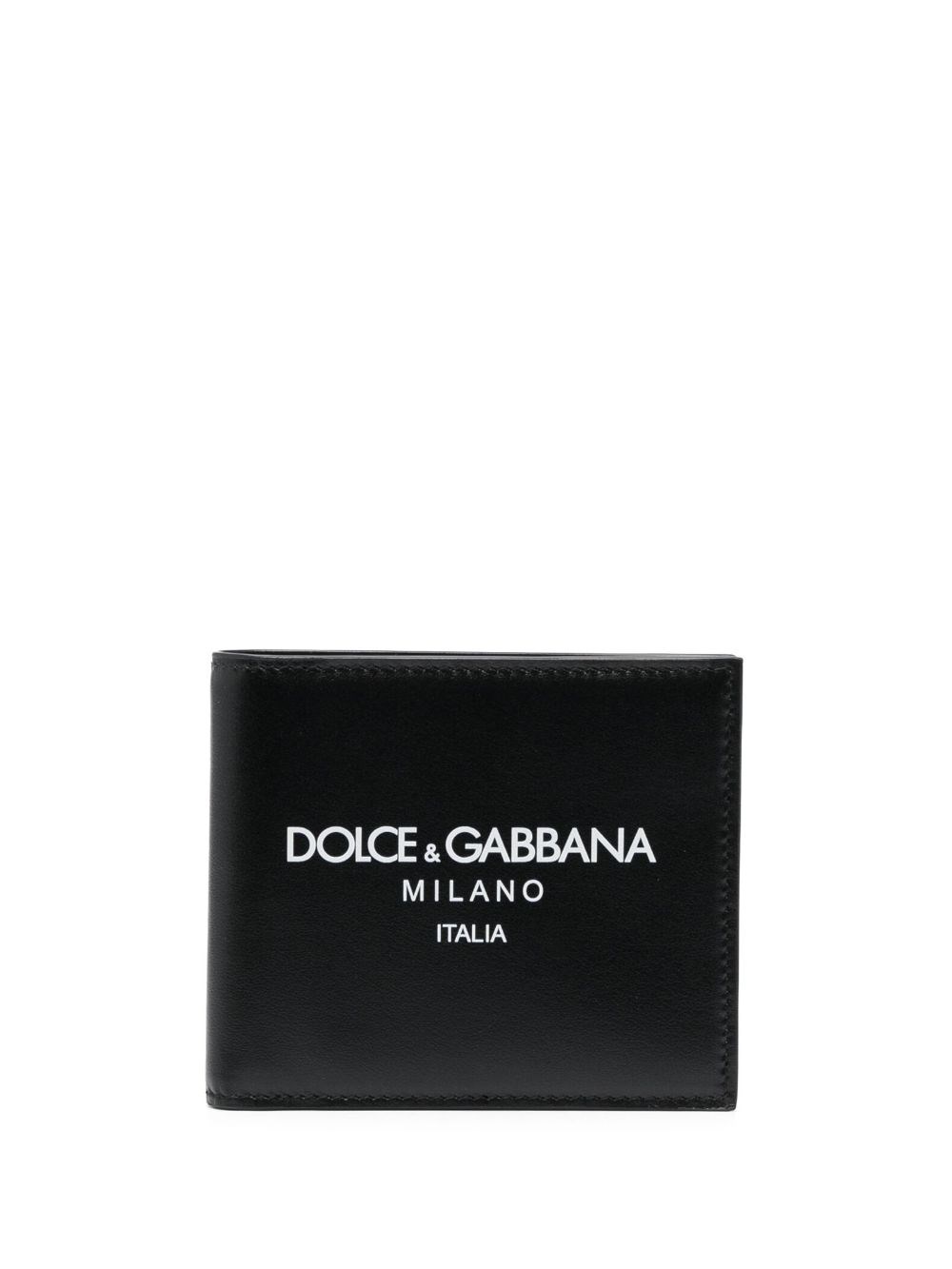 Dolce & Gabbana Wallet With Print In Black