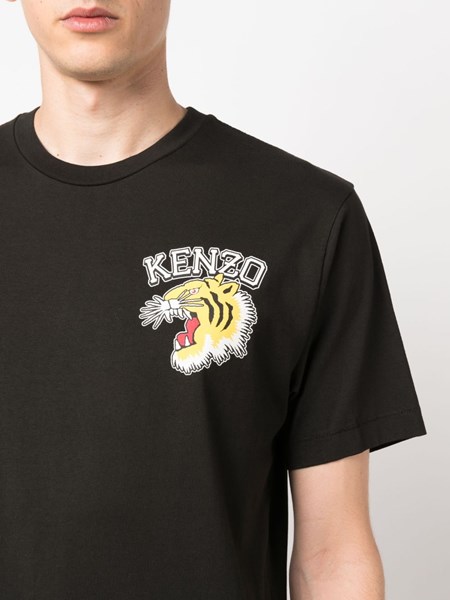 kenzo Varsity Jungle T-shirt with applique available on