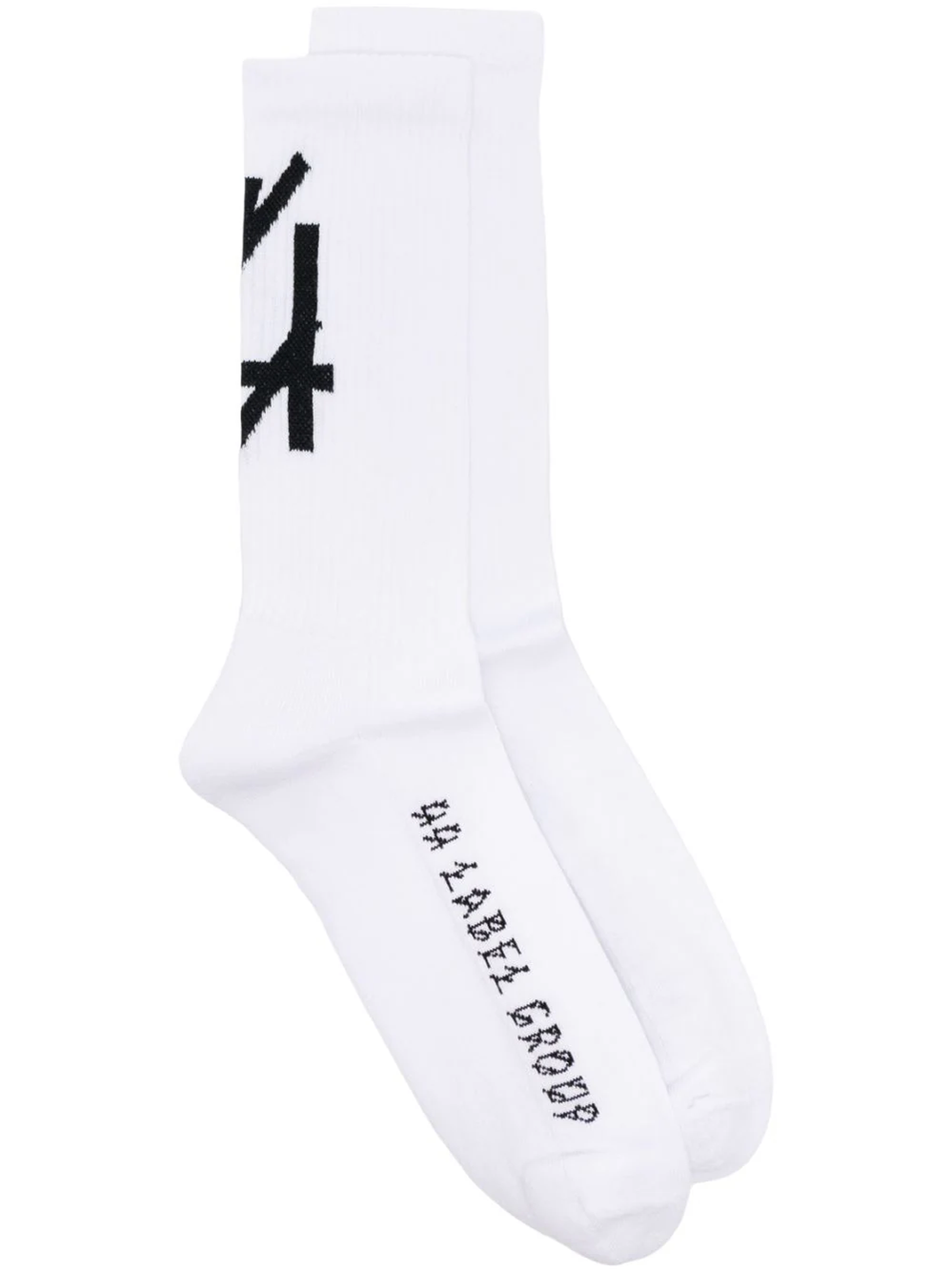 44 LABEL GROUP INTARSIA KNIT LOGO SOCKS