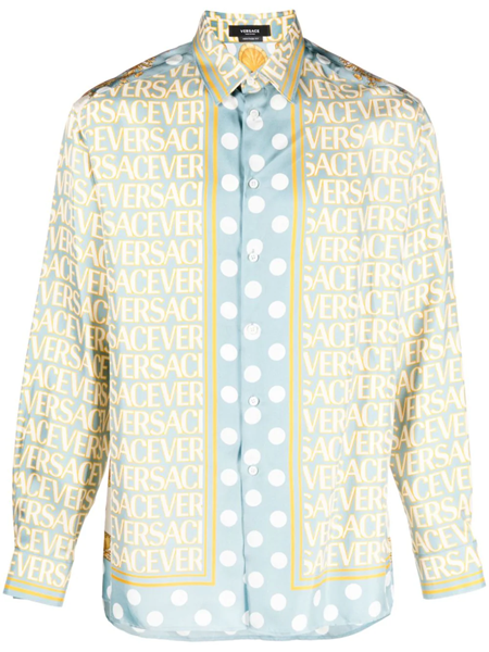 Versace Allover T-Shirt, Print, XL