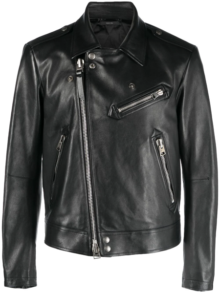 Tom Ford Leather Bomber Jacket - ShopStyle