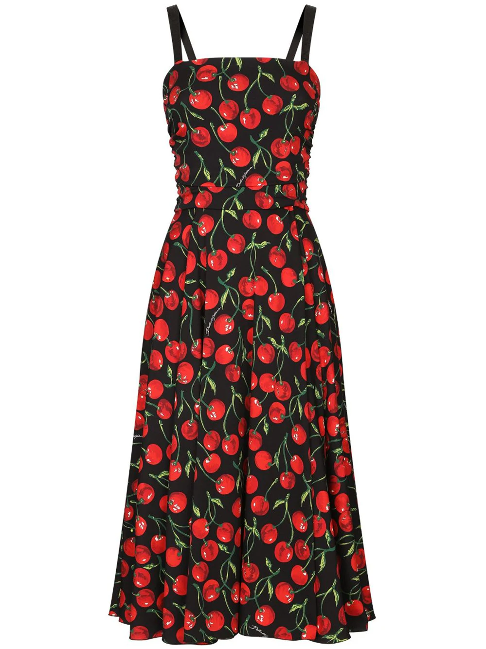 DOLCE & GABBANA DRESS WITH GRAPHIC PRINT