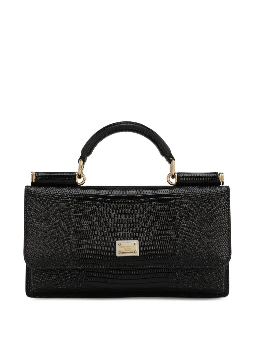 Dolce & Gabbana Sicily Mini Bag In Dauphine Calfskin With Scarf in