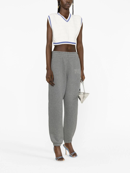 alexander wang High-waisted track pants available on