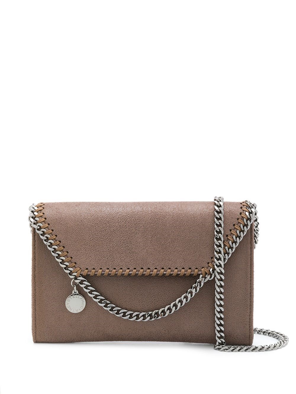 Stella Mccartney Falabella Mini Shoulder Bag In Brown