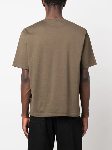 Palm Angels T-shirt in black/ light brown