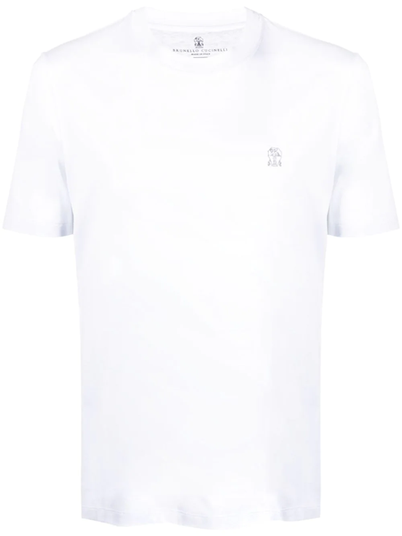 Brunello Cucinelli Cotton Logo T-Shirt