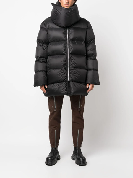 rick owens turtleneck down jacket available on theapartmentcosenza 