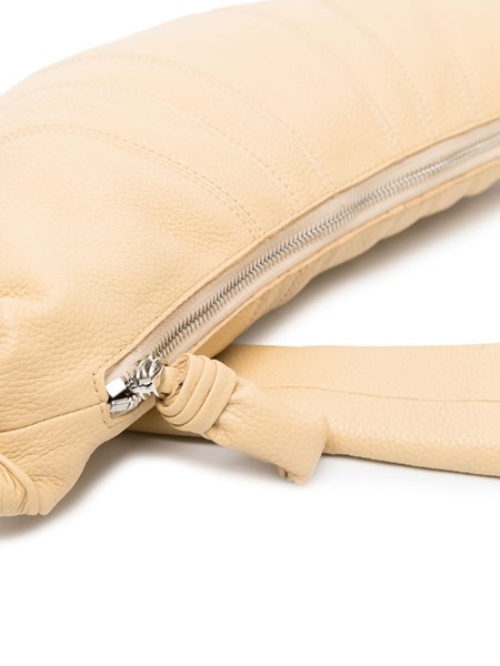 Leather Shoulder Bag in Beige - Lemaire