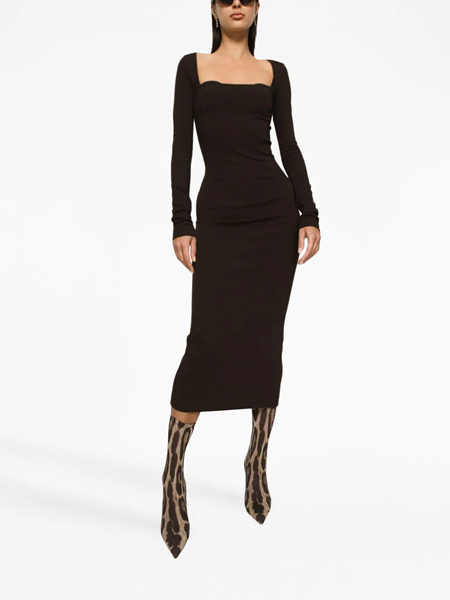 dolce and gabbana midi dress