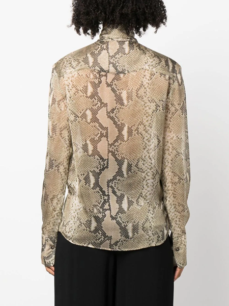 stella mccartney python print silk shirt available on   - 30954 - BB