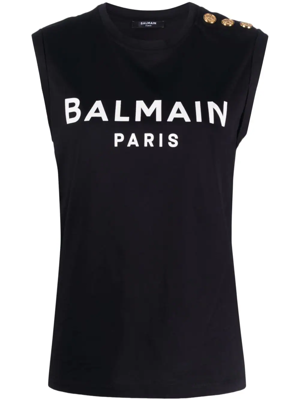 BALMAIN BALMAIN TANK TOP WITH PRINT