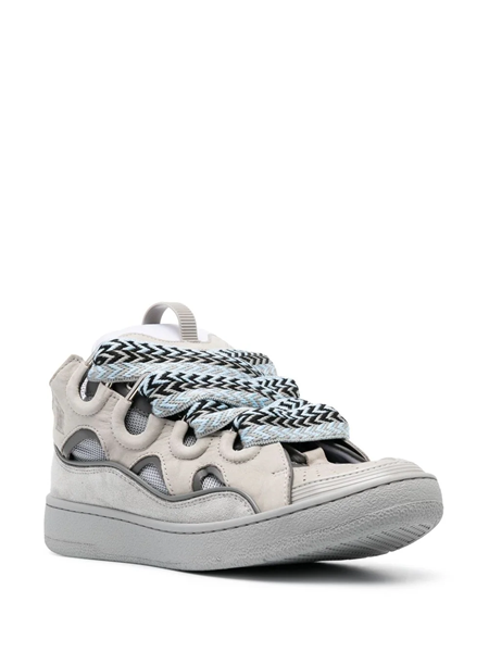 Lanvin Leather Curb Sneakers