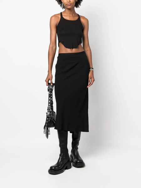 rick owens drkshdw Rick Owens DRKSHDW Asymmetrical crop top