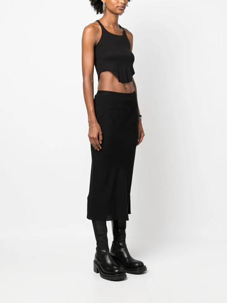 rick owens drkshdw Rick Owens DRKSHDW Asymmetrical crop top