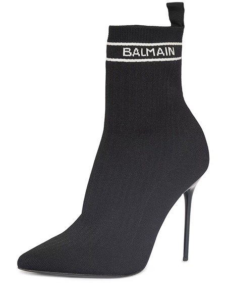 Balmain Logo Skye Sock Boots 95