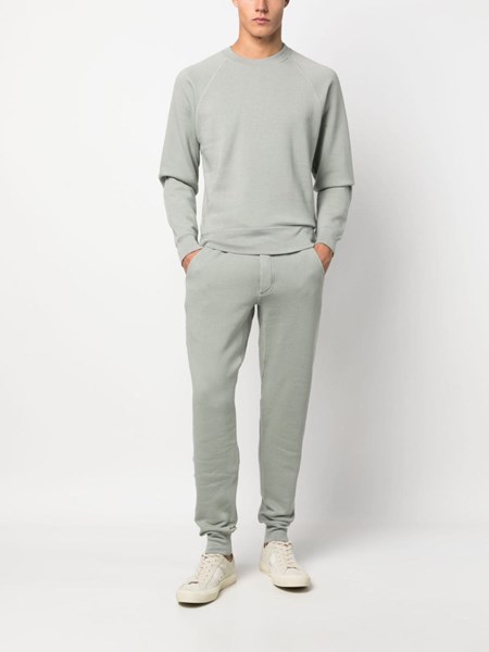 Tom Ford - White Leather Drawstring Cargo Jogger