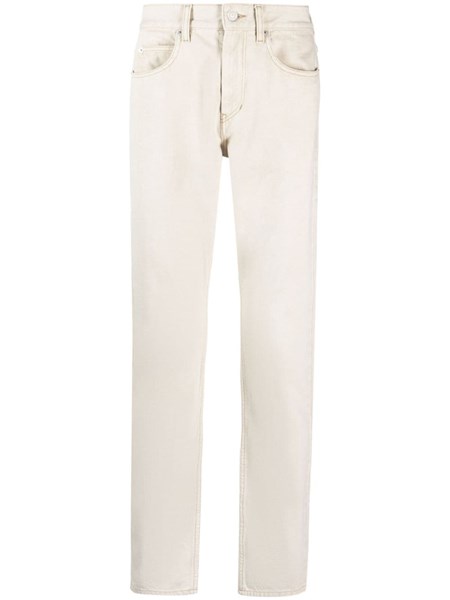 Isabel Marant White Straight-Leg Jeans