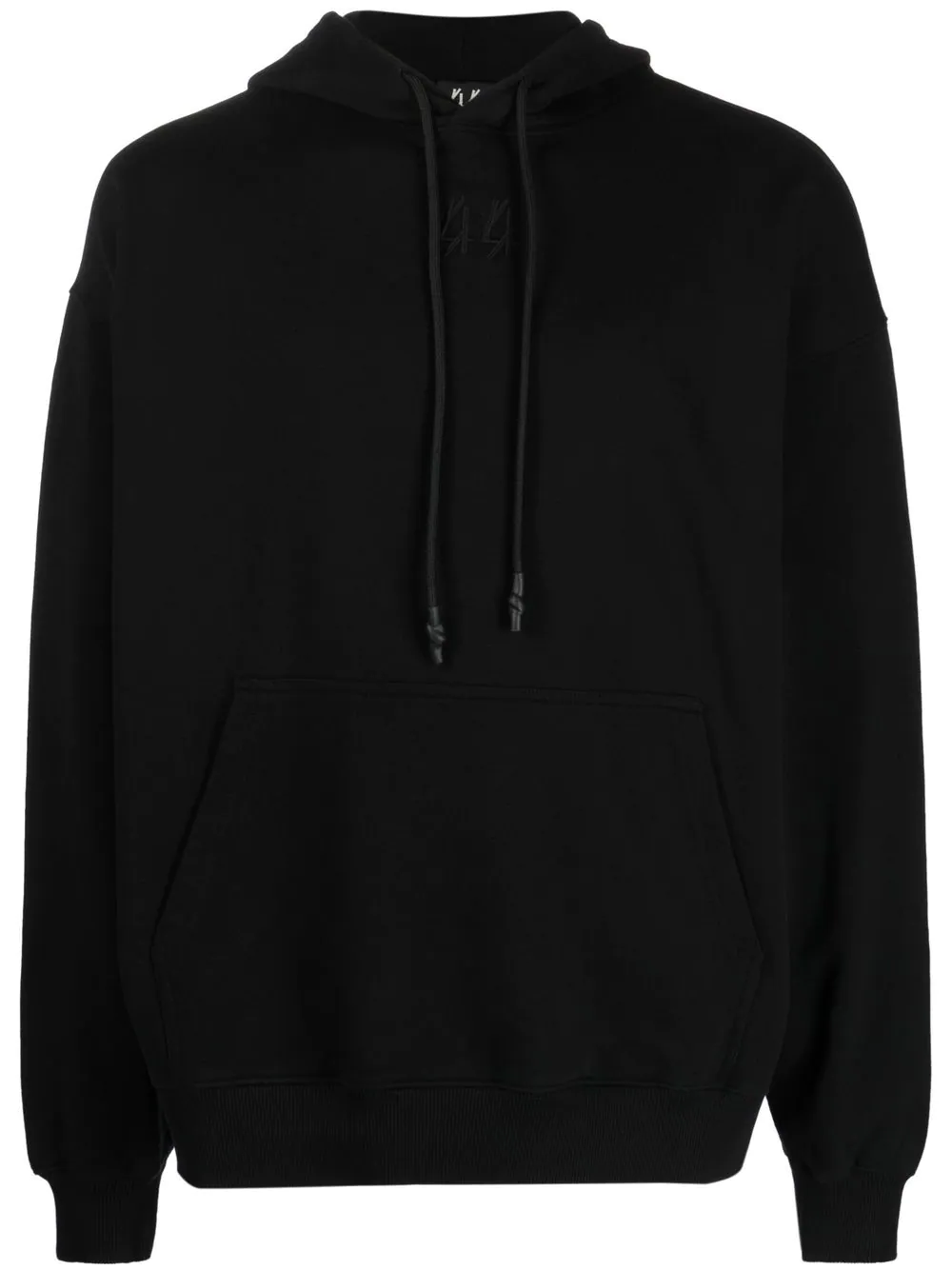 Balenciaga Embroidered Printed Cotton-jersey Hoodie - Black - XS