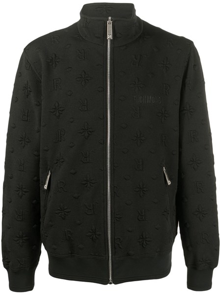 john richmond Bomber jacket with embossed monogram available on   - 31508 - GB