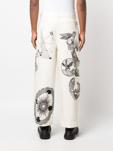 dries van noten Trousers with prints available on