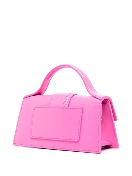 Le Bambino Leather Shoulder Bag in Pink - Jacquemus