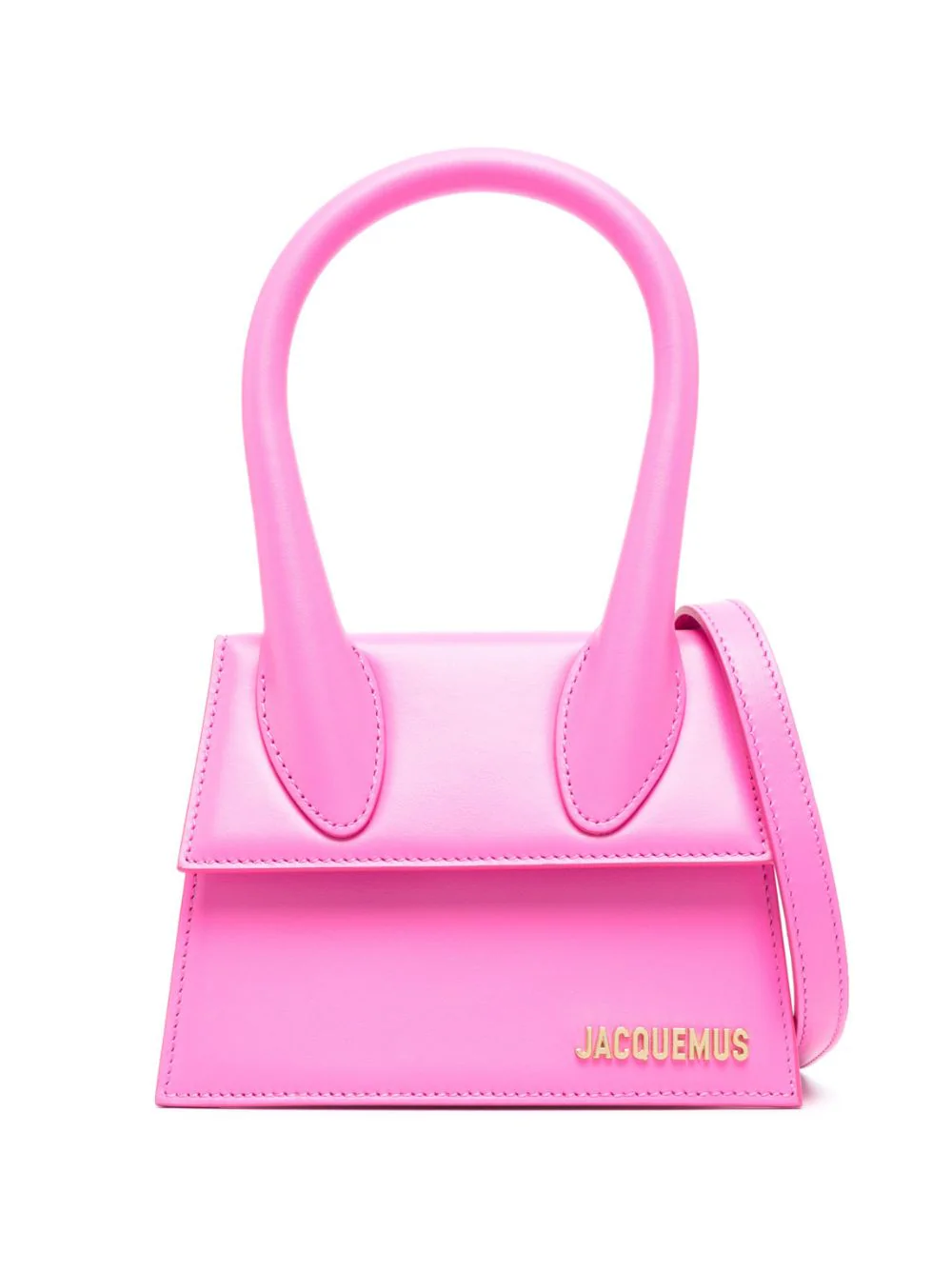 Shop Jacquemus Le Chiquito Tote Bag In Pink & Purple
