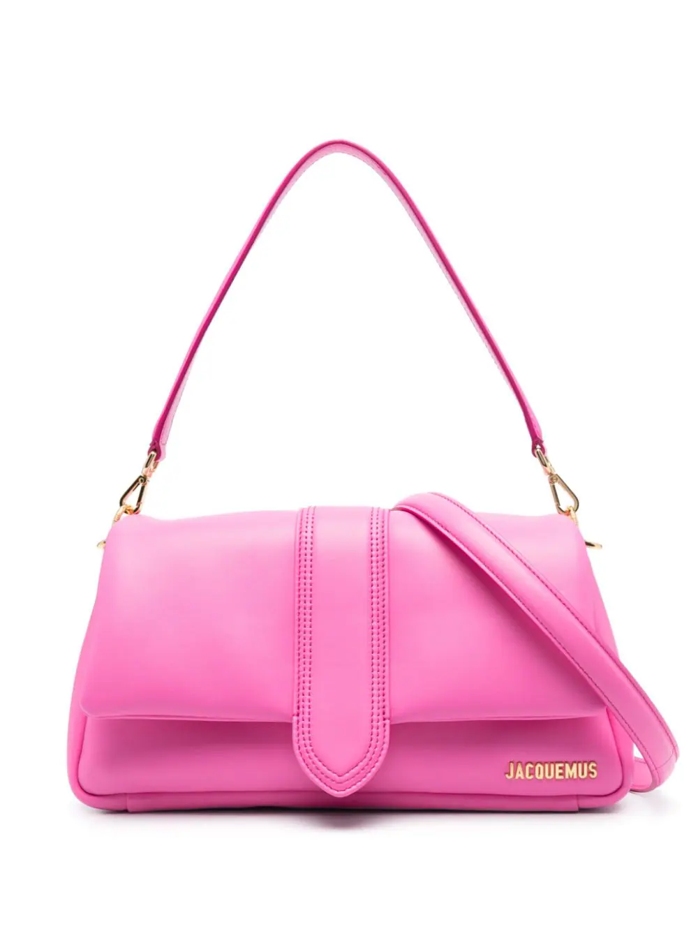 Jacquemus Le Bambimou Padded Shoulder Bag In Pink & Purple