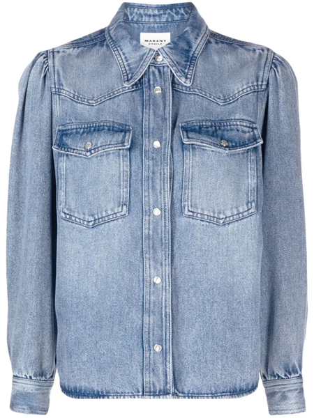 Isabel marant etoile denim hot sale shirt