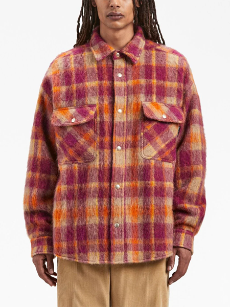 Palm Angels Check Shirt Jacket