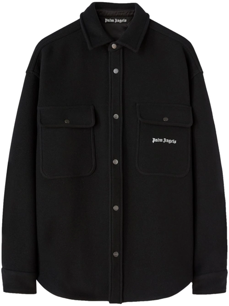 palm angels Shirt jacket with embroidery available on