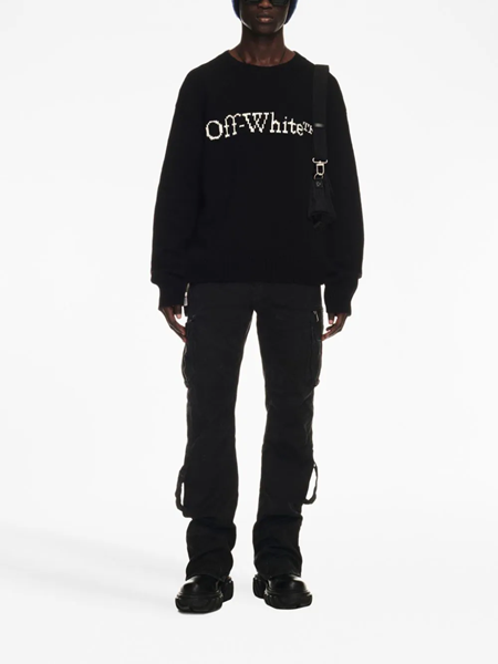 Off white deals logo sweater