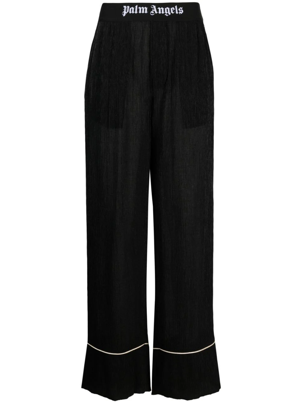 PALM ANGELS SOIREÉ TROUSERS WITH LOGO