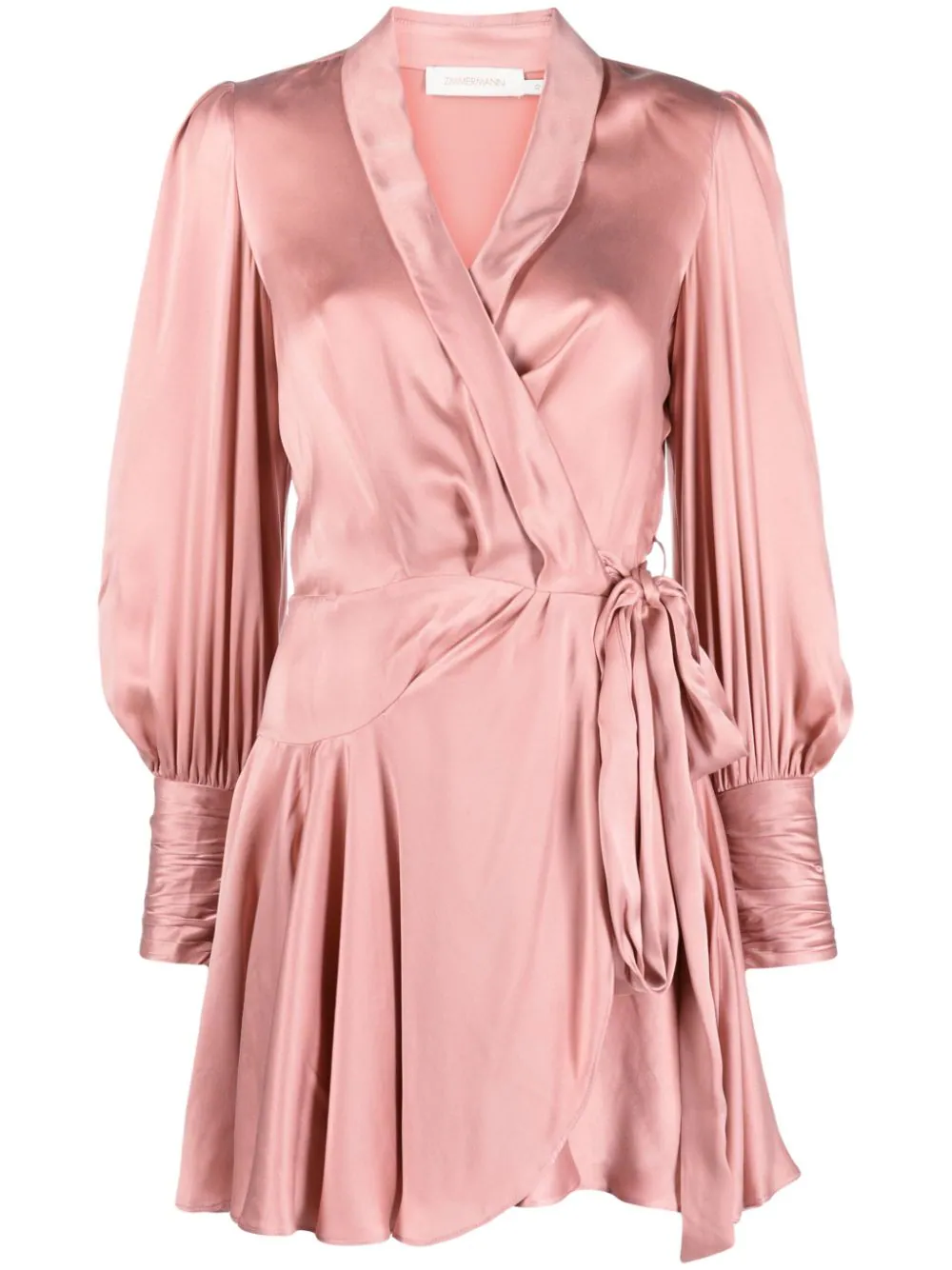 silk mini robe