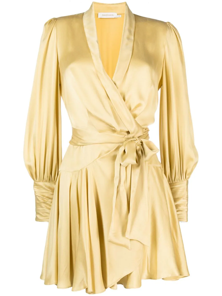 Zimmermann clearance mustard dress