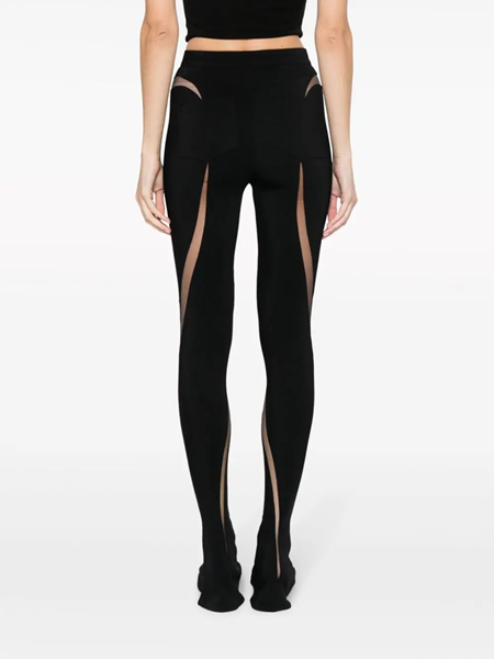 mugler leggings with transparent panels available on   - 32240 - RE