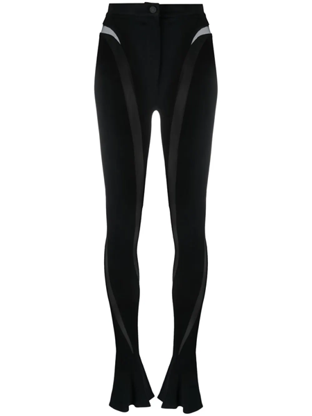 mugler leggings with transparent panels available on   - 32240 - AR