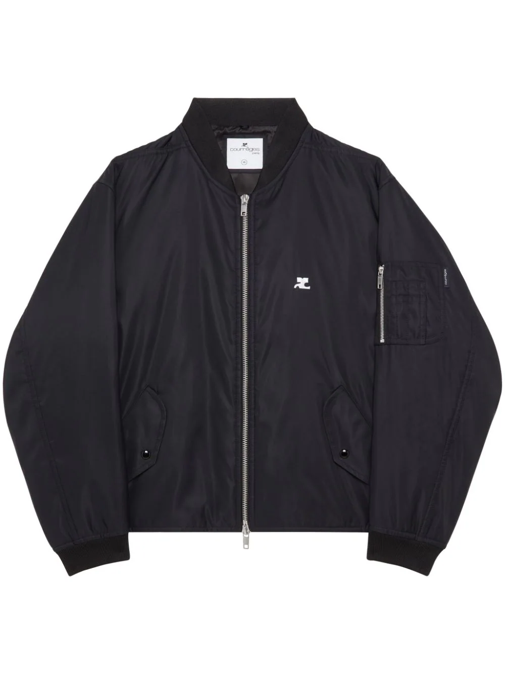 COURRÈGES BOMBER JACKET WITH EMBROIDERY
