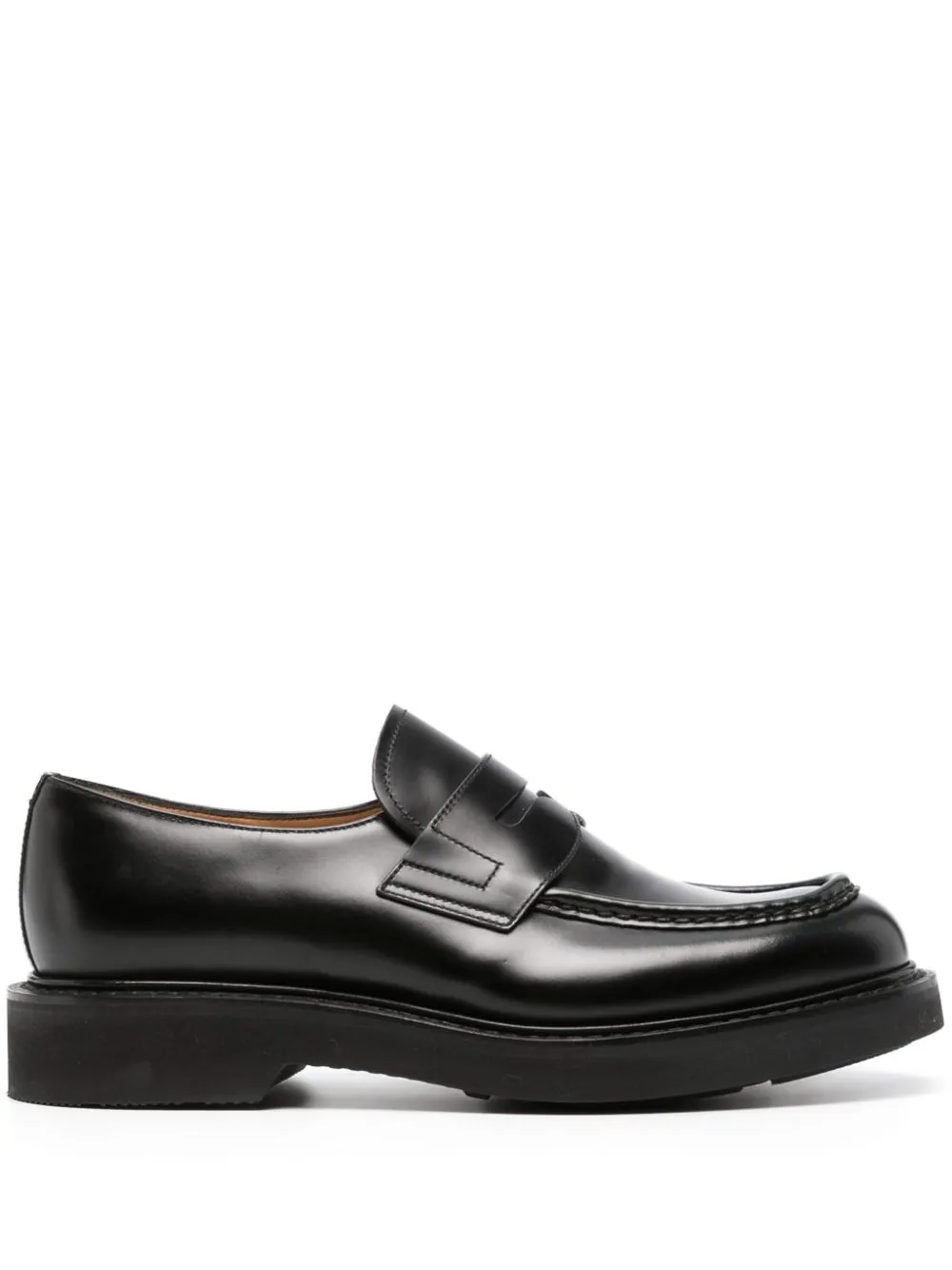 Church's Leather Moccasins In Black